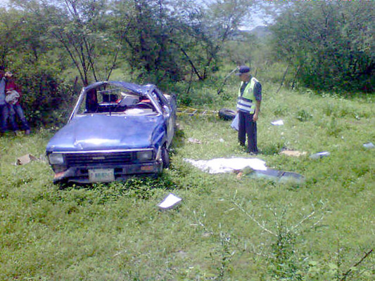 Una mujer muerta y un hombre herido deja accidente de tránsito en el sur de Honduras