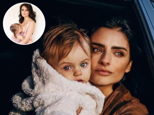 Aislinn Derbez conmueve Instagram con foto amamantando a su bebé