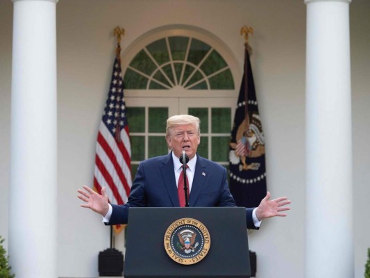 Trump predice pico de muertes en EEUU por coronavirus en dos semanas&nbsp;
