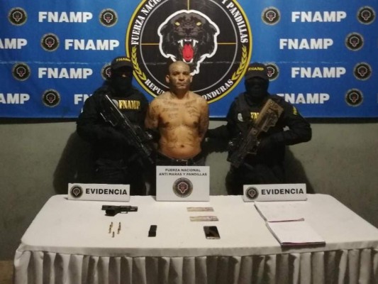 Capturan a 'El Indio', presunto cabecilla de la Mara Salvatrucha en Cortés