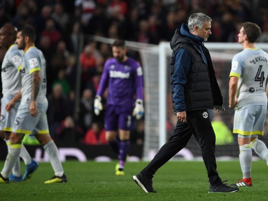 El Derby County eliminó al Manchester United y Mourinho peligra&nbsp;&nbsp;