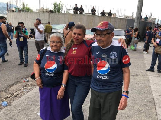 El ambiente previo al Motagua vs Marathón en el Estadio Nacional