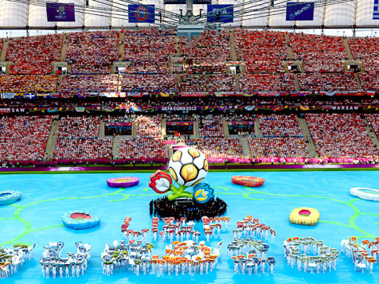 Las mejores imágenes de la inauguración de la Eurocopa 2012