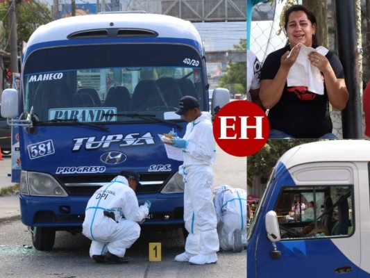 Luto en el transporte: Matan a motorista en San Pedro Sula; tres niños quedan huérfanos