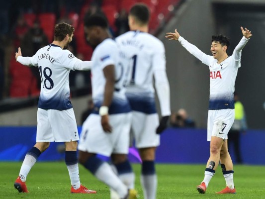 El Tottenham golea 3-0 al Borussia Dortmund y se encamina a los cuartos de Champions