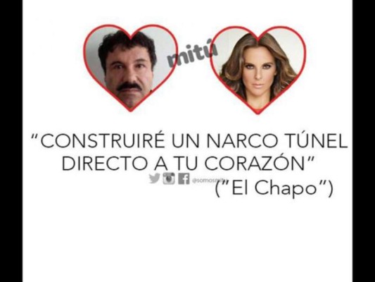 Memes de la polémica relación de Kate del Castillo y 'El Chapo'