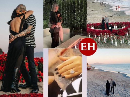 Los detalles del compromiso entre Kourtney Kardashian y Travis Barker (Fotos)  