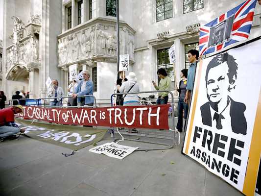 Corte suprema británica aprueba extradición de Assange