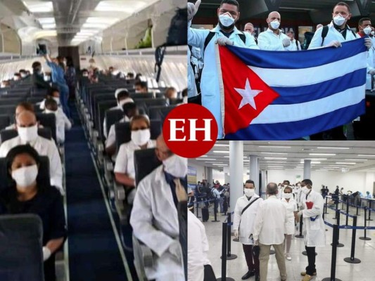 EN FOTOS: La llegada de médicos cubanos que combatirán Covid-19 en Honduras