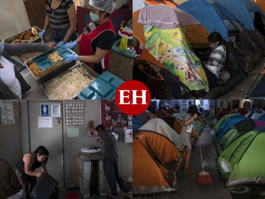 FOTOS: Hacinados y mendigando, el calvario de migrantes durante pandemia en México