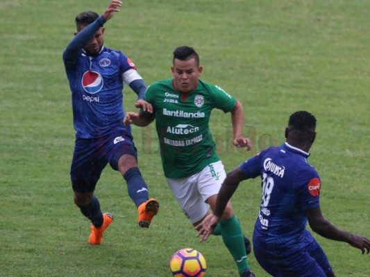 Motagua y Marathón empatan 1-1 en la final de ida y el Verde saca un punto de oro