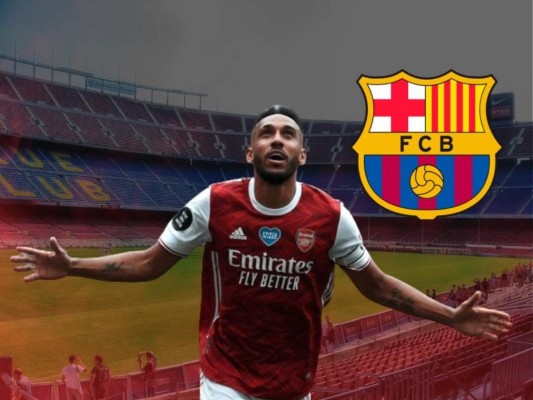Aubameyang ficha por el Barcelona &nbsp;&nbsp;