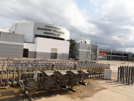 Así avanzan las labores de restauración y limpieza en el aeropuerto Villeda Morales