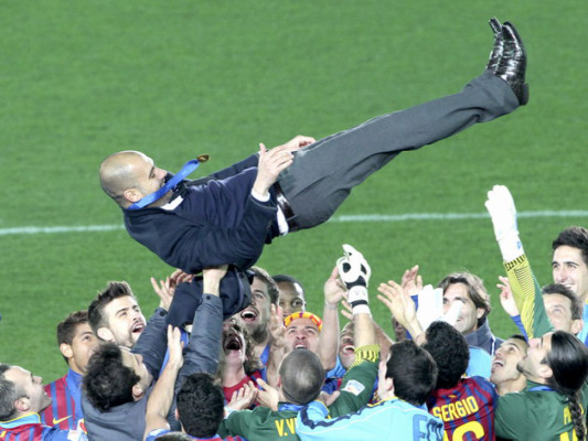 Rosell pide de regalo de Reyes la 'renovación de Guardiola'