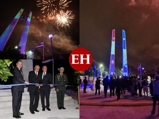 Para conmemorar el 200 aniversario de Independencia de Honduras, el Consejo Hondureño de la Empresa Provada (Cohep) y la Alcaldía del Distrito Central inauguraron el 'Monumento Obelisco Bicentenario'. Fotos: David Romero/EL HERALDO