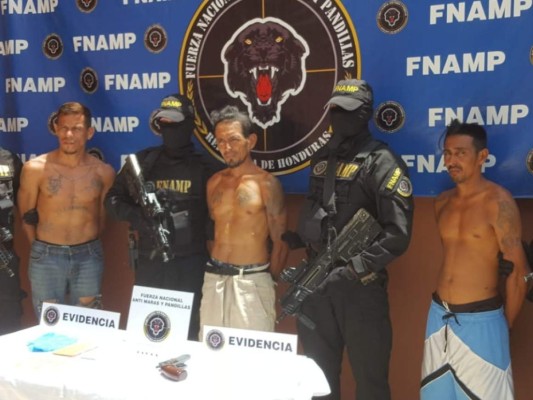 Por extorsión capturan a tres miembros de la MS-13 en Amapala