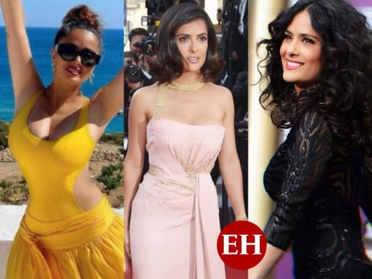 Salma Hayek luce espectacular figura a sus 54 años