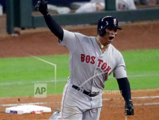 Medias Rojas vencen a campeones Astros y van a Serie Mundial