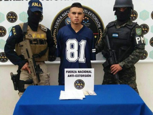 Con fuerte suma de dinero capturan a supuesto extorsionador de la pandilla 18 en Tegucigalpa
