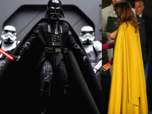 Los divertidos memes por el vestido amarillo de Melania Trump