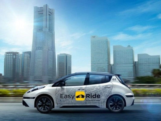 Nissan espera lanzar un servicio de robot-taxis en Japón hacia 2020