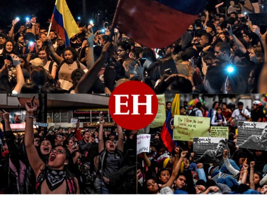 Los líderes de la protesta en Colombia convocaron para el miércoles a la segunda huelga general en menos de una semana contra el gobierno de Iván Duque, que pese a su oferta de diálogo no logra desactivar el descontento social que ya deja cuatro muertos. FOTOS: AFP