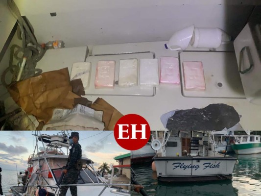 Decomisan droga a embarcación en Guanaja, Islas de la Bahía