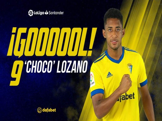 Lluvia de elogios recibe Anthony 'El Choco ' Lozano tras su partido con Cádiz