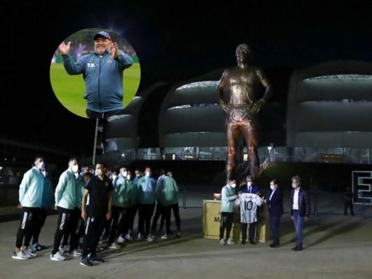 Homenaje a Maradona antes de partido en Copa América