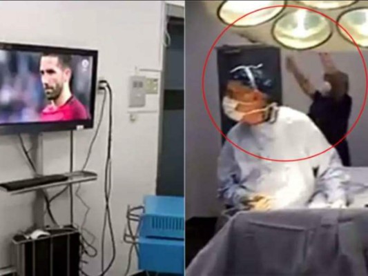 Video: ¡Indignante! Médicos celebran tanda de penales en el Chile vs Portugal en plena cirugía