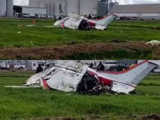 Ninguno de los tripulantes del aeronave sobrevivió al impacto. FOTO: ParedNoticias