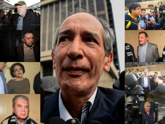 Los 10 exfuncionarios guatemaltecos capturados por caso Transurbano