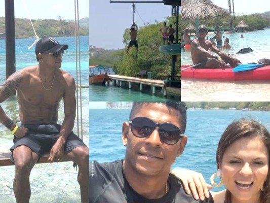 FOTOS: La lujosa luna de miel de Carlo Costly y su esposa Tita en Roatán