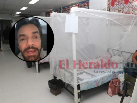 Eugenio Derbez ante epidemia de dengue en Honduras: 'Hay que combatir el zancudo porque mata'