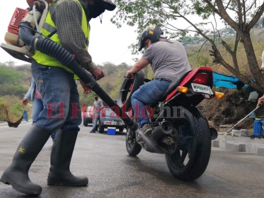 FOTOS: Colonias del sur de la capital adoptan medidas de bioseguridad contra el Covid-19