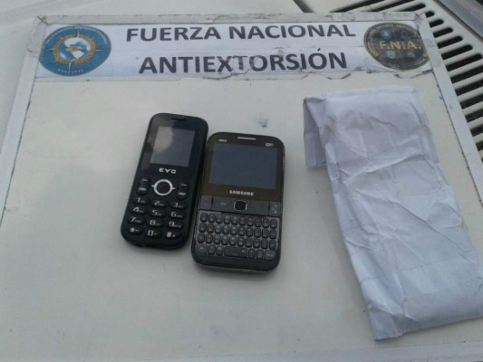 Detienen a dos supuestos extorsionadores en Tegucigalpa
