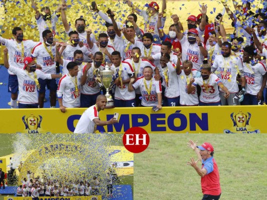 Así celebró Olimpia su 32 copa como campeón del fútbol hondureño