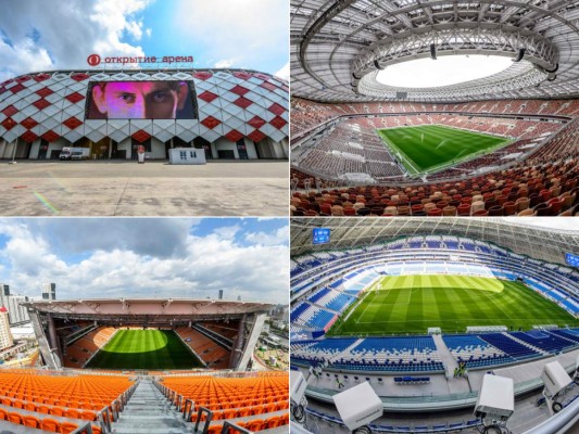 FOTOS: Estos son los estadios donde se disputarán los partidos del Mundial Rusia 2018
