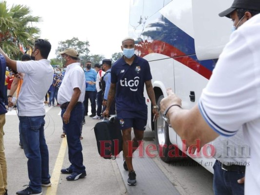 ¡Rival en casa! Así fue la llegada de la selección de Panamá a San Pedro Sula (Fotos)