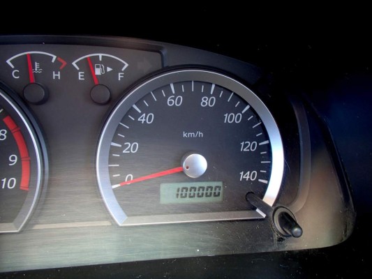 El kilometraje en un auto usado