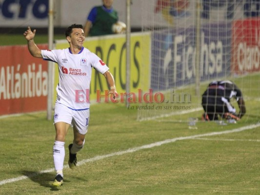 Matías Garrido, cuatro goles en cinco partido con Olimpia