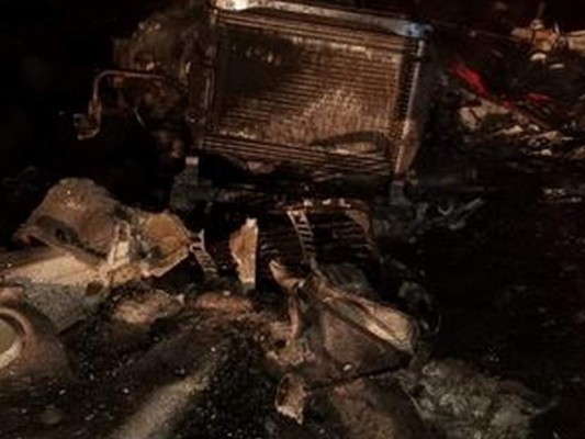 Los destrozos causados por accidente en Taulabé que deja luto en Honduras