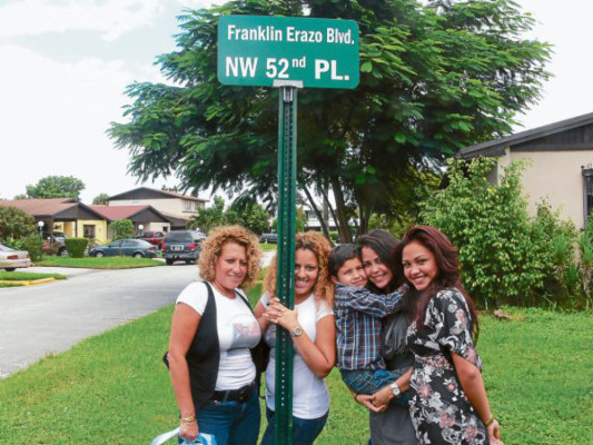 Nombran calle en honor a catracho