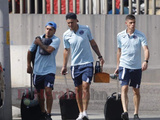 FOTOS: Bajo resguardo policial, Motagua viaja a San Pedro Sula para enfrentar al Alianza