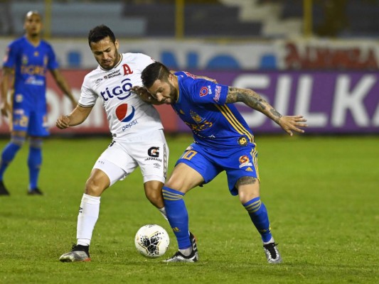 Alianza gana 2-1 a Tigres en ida de octavos en Liga Concacaf&nbsp;&nbsp;