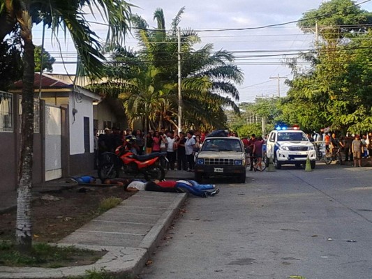 Con potentes fusiles ejecutaron a cinco jóvenes en San Pedro Sula