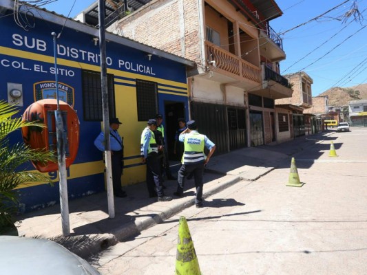 Vigilancia permanente en terminal de colonia El Sitio de Tegucigalpa