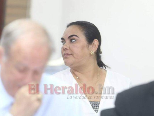 Rosa Elena de Lobo durante una de las audiencias en los Juzgados en Materia de Corrupción. Foto: Archivo EL HERALDO.