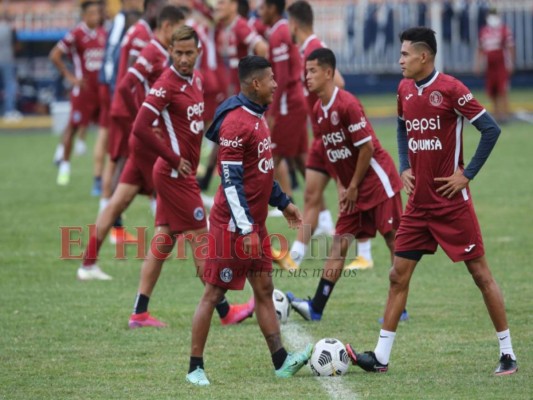 Motagua se prepara en el Estadio Nacional previo a la final de Concacaf contra Comunicaciones (Fotos)