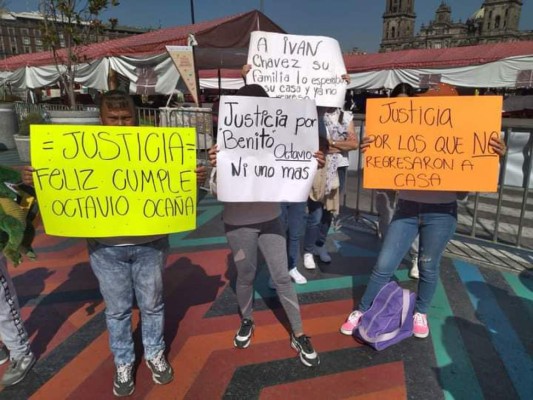 'Queremos justicia, se lo imploro': Marchan en México en el cumpleaños de Octavio Ocaña